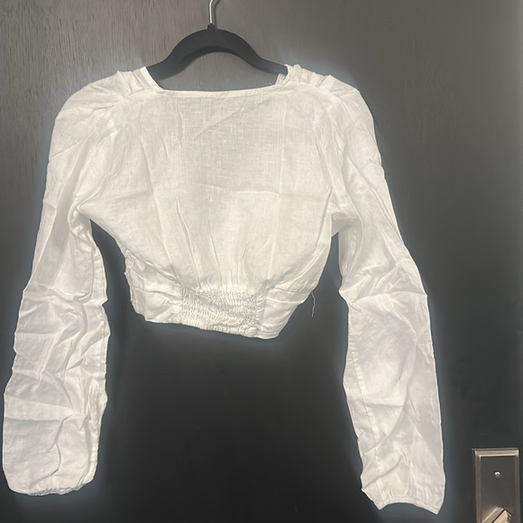 Linen Crop Top (XS) - Picture 5 of 8